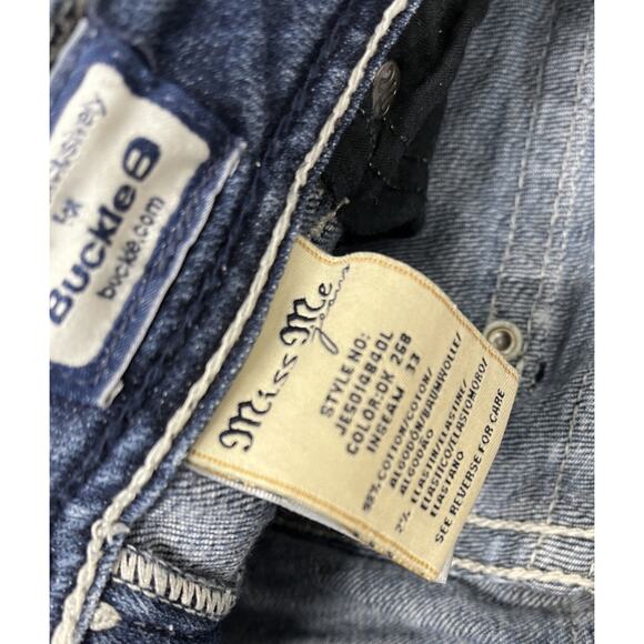 Miss Me Classic Saddle Stitch Bootcut Jeans Size 29 - Picture 4 of 6